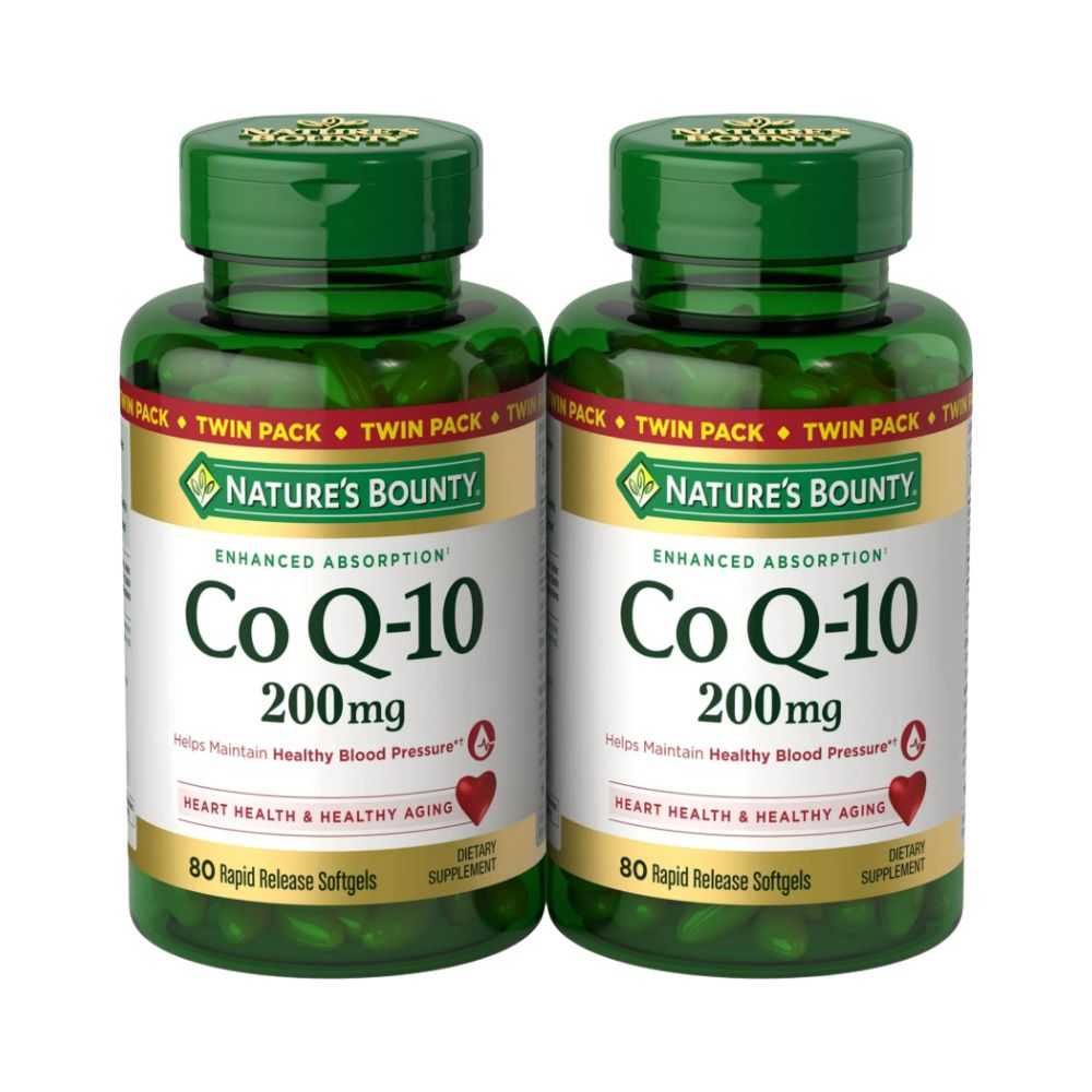 Nature's Bounty Co Q-10 200 mg, 80 Tablets - Set of 2
