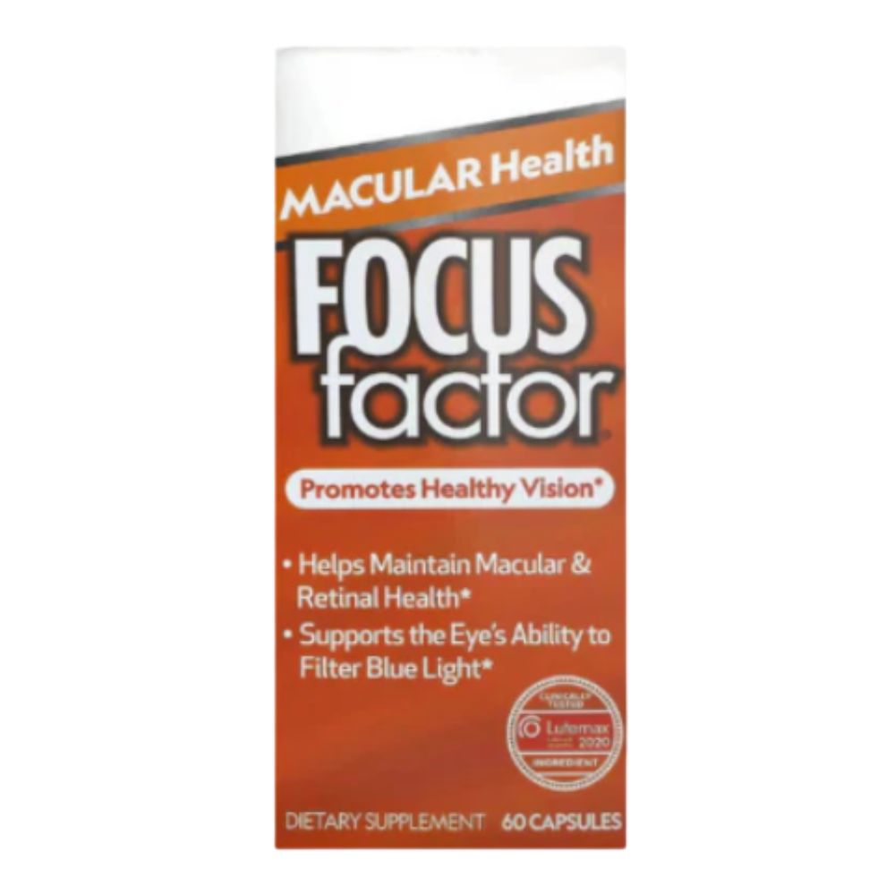 Focus Factor - Macular Formula 60ct, Eye Supplement w/ Lutein