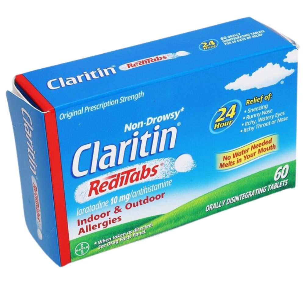 Claritin 24 Hour Allergy RediTabs, 60 orally disintegrating tablets