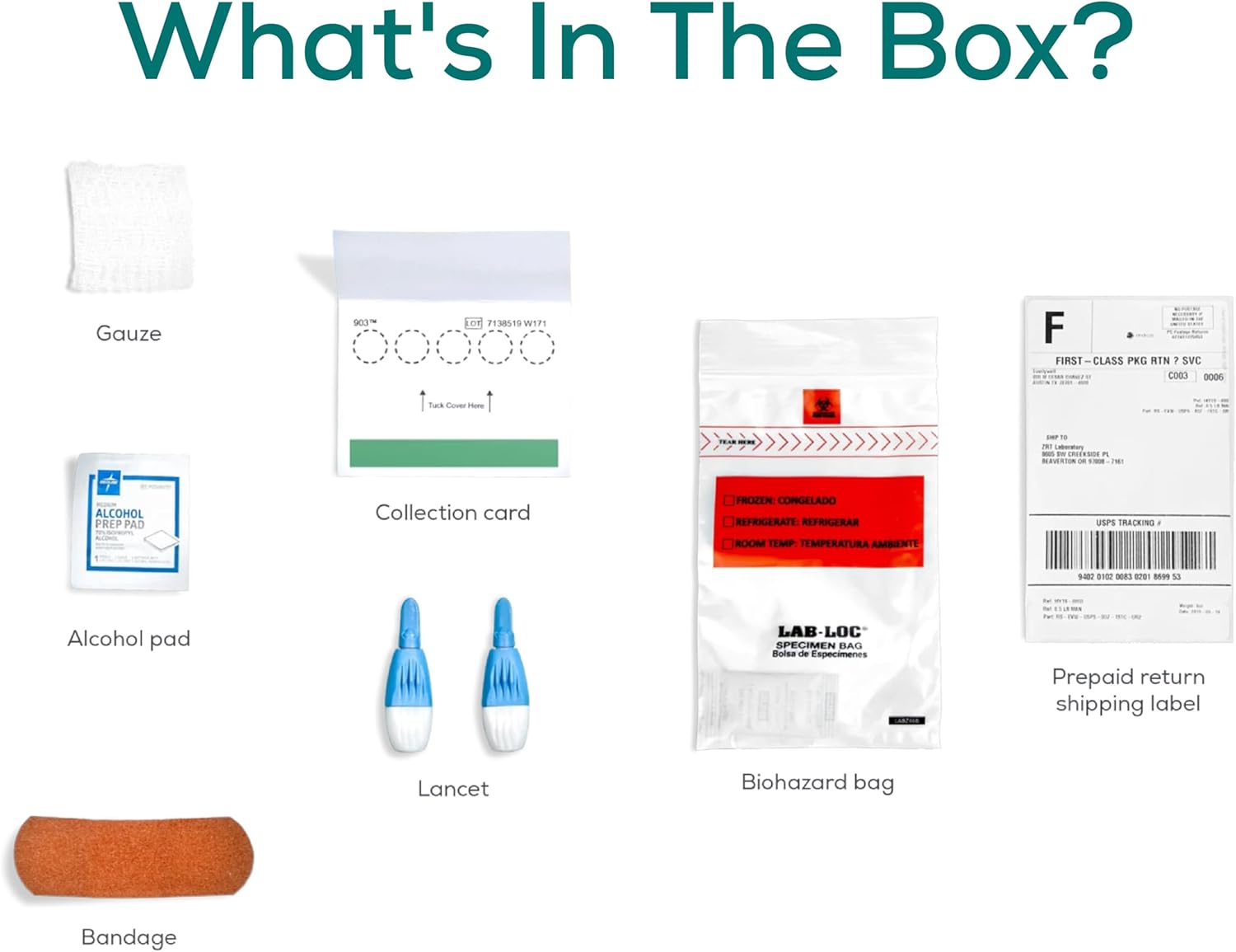 Everlywell Food Sensitivity Test - Learn How Your Body Responds to 96 Different Foods - at-Home Collection Kit - CLIA-Certified Labs - Ages 18+