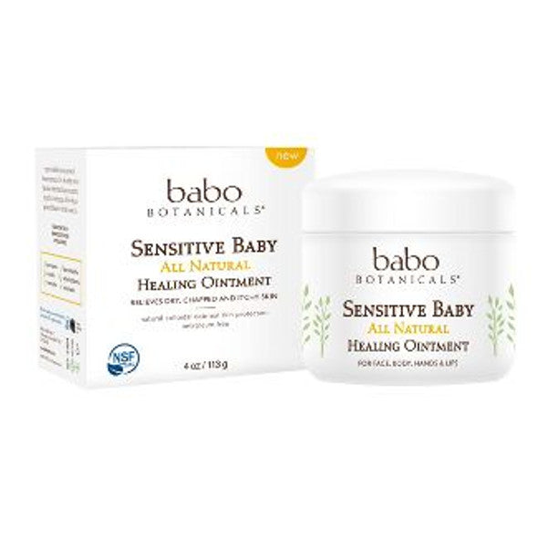Babo Botanicals - Sensitive Baby All Natural Ointment Fragrance Free - 4 oz