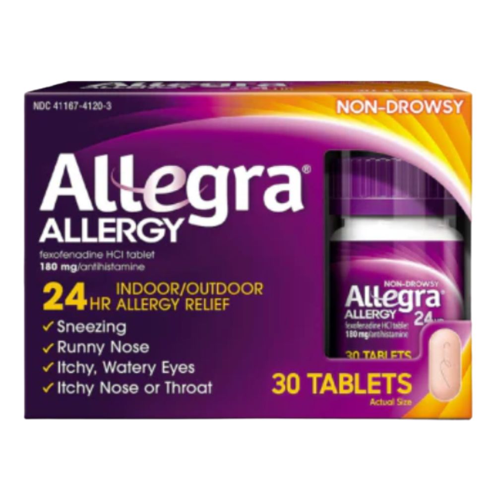 Allegra 24 Hr Allergy Relief 30 Tablets