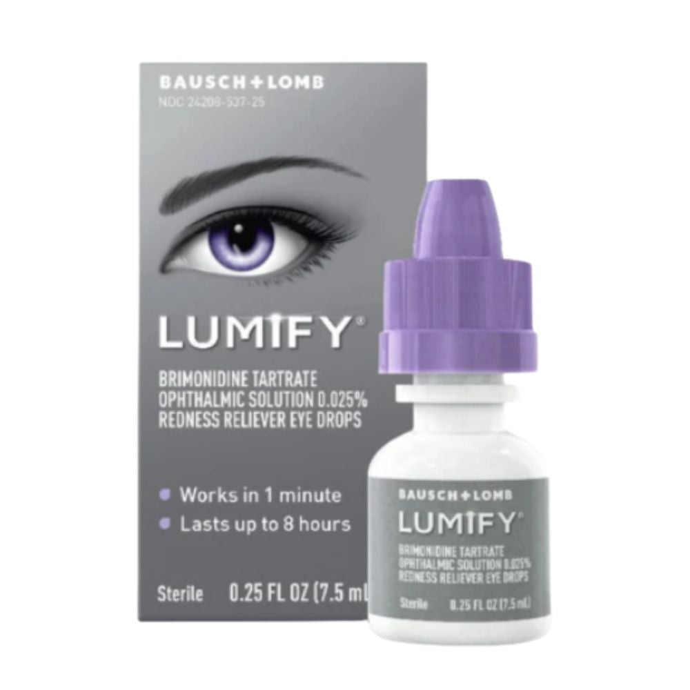 LUMIFY Redness Reliever Eye Drops 0.25 Ounce (7.5mL) - Pack of 2